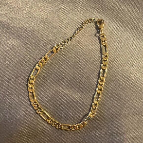 Gold chain bracelet - Picture 2 of 2